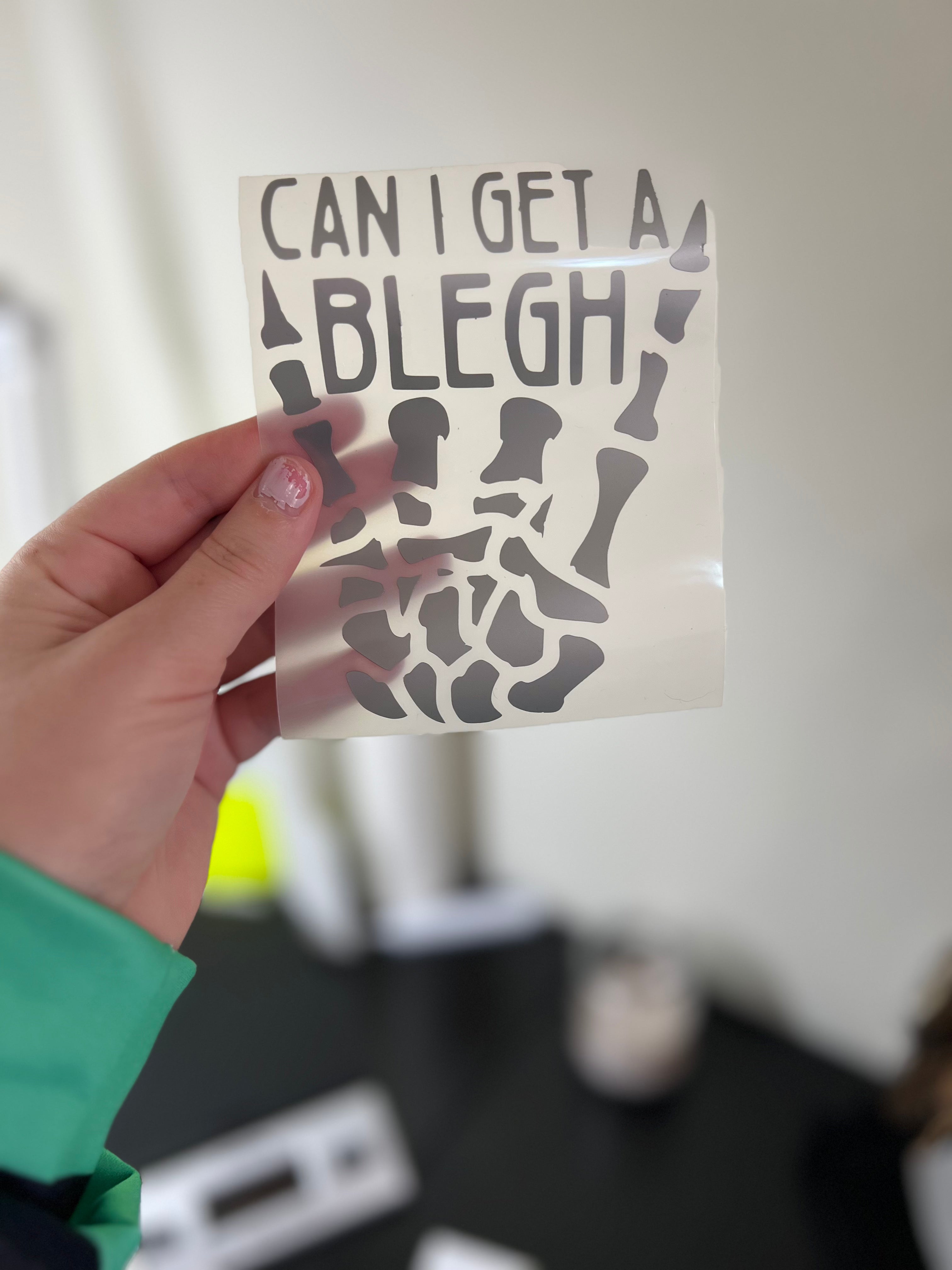 Can I get a Blegh Decal