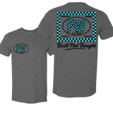 FW Checker Tee - blue