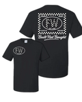 Checkered FW Tee (Black/White)