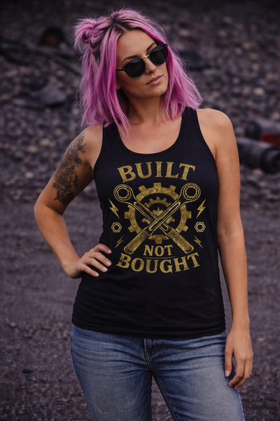 off-road tank top front — Built Not Bought Tank