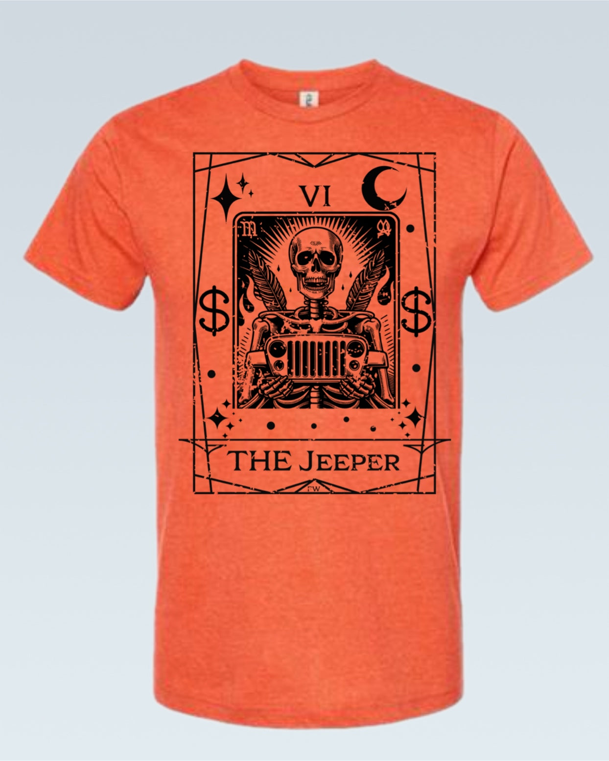 The Jeeper Tarot card shirt