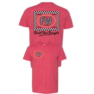 punk graphic tee front — FW Checker Tee