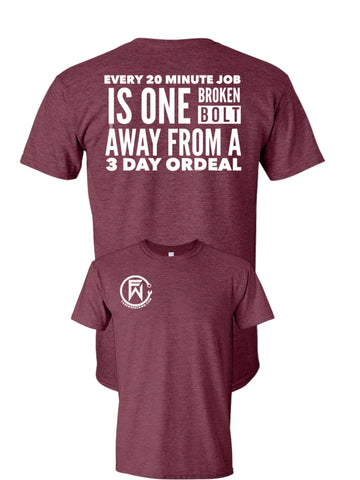 One broken bolt unisex shirt