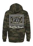 Built not bought camo hoodie