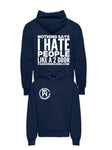 I hate people unisex hoodie