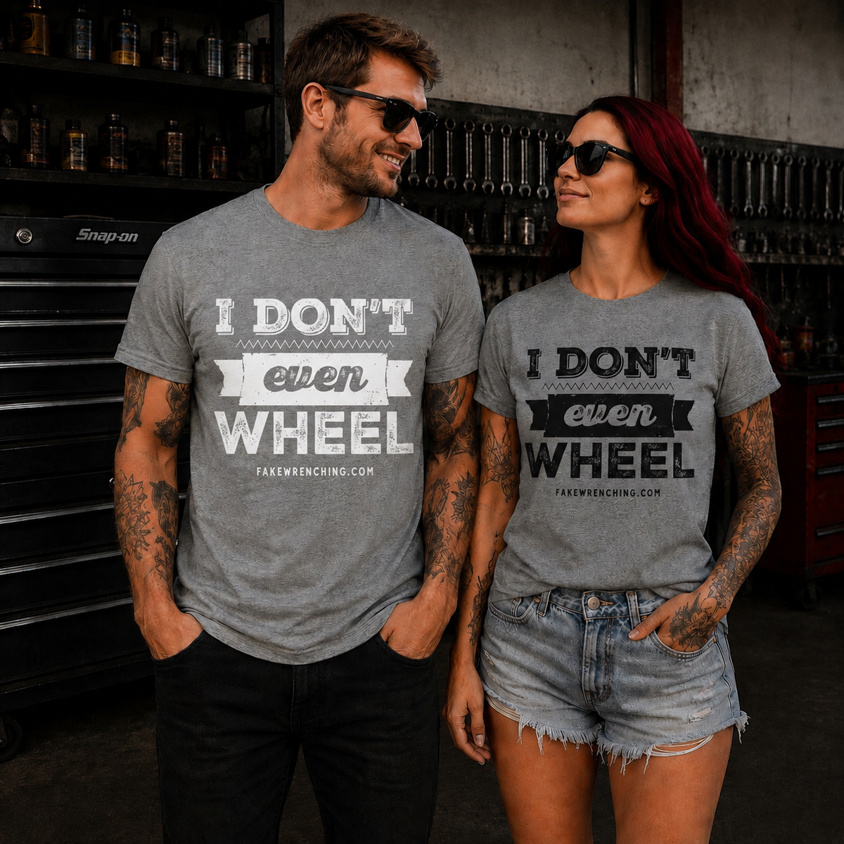 t-shirt view 3 — I Don't Even Wheel Shirt