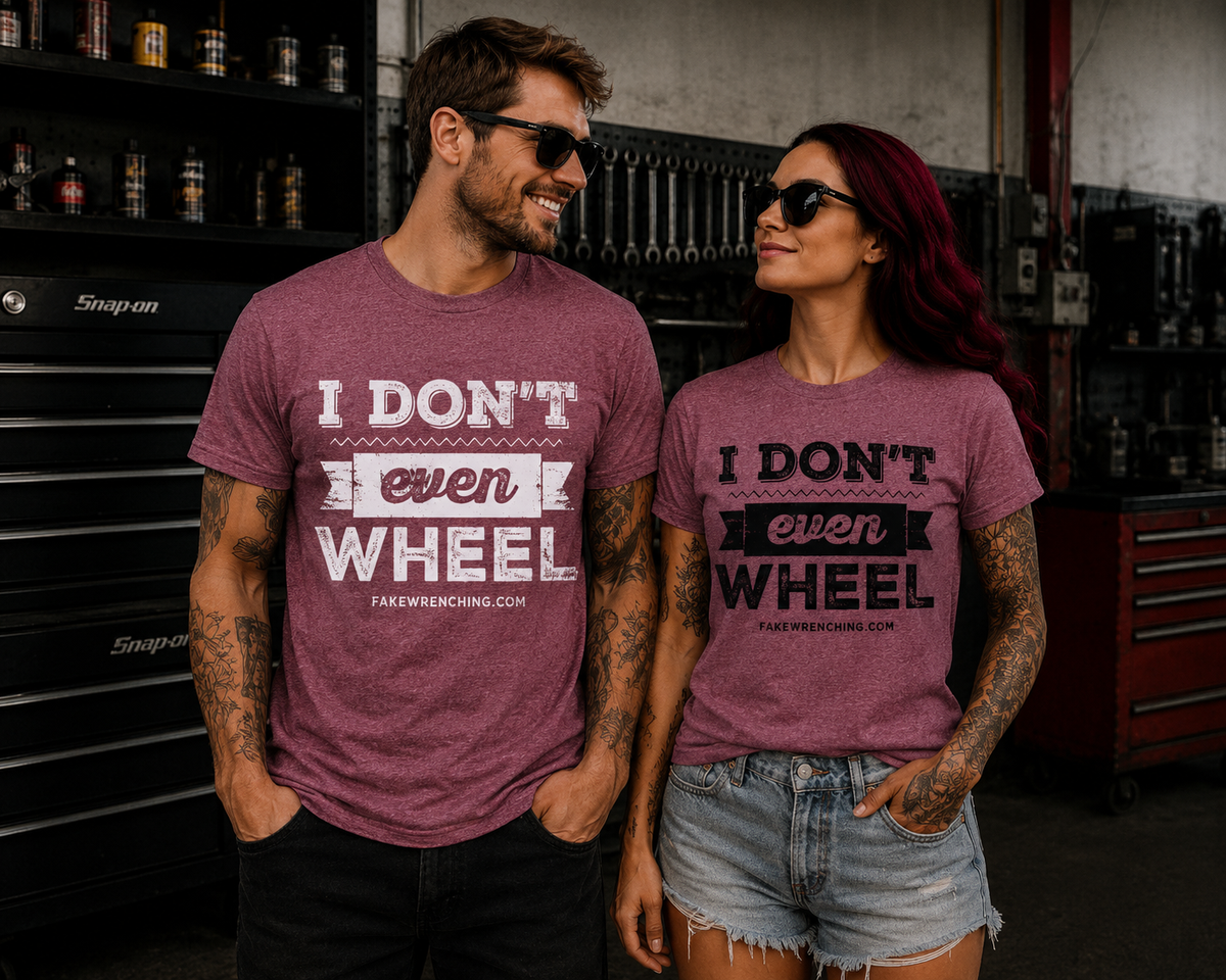 t-shirt view 4 — I Don't Even Wheel Shirt