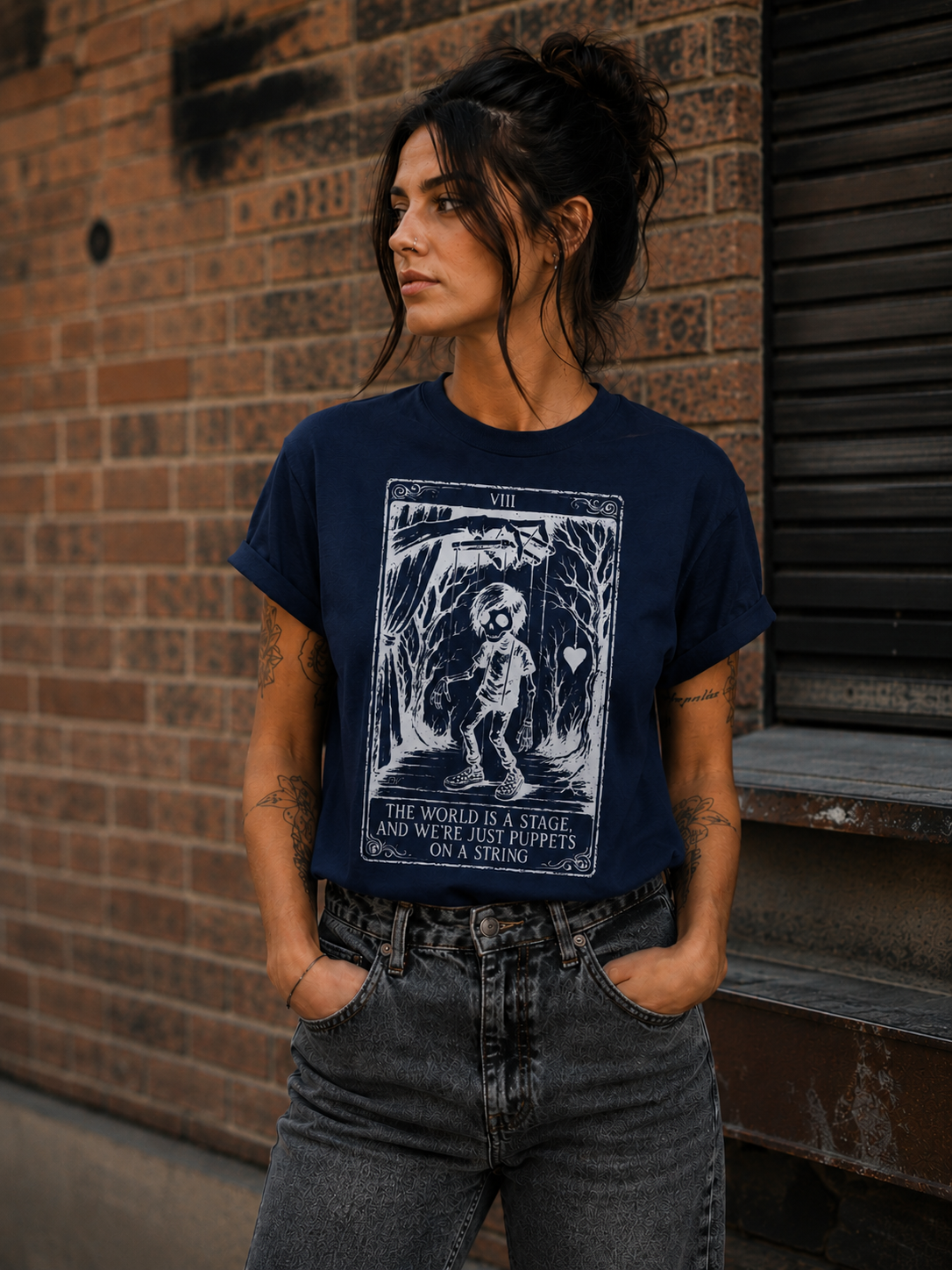 t-shirt view 5 — The world is a stage shirt
