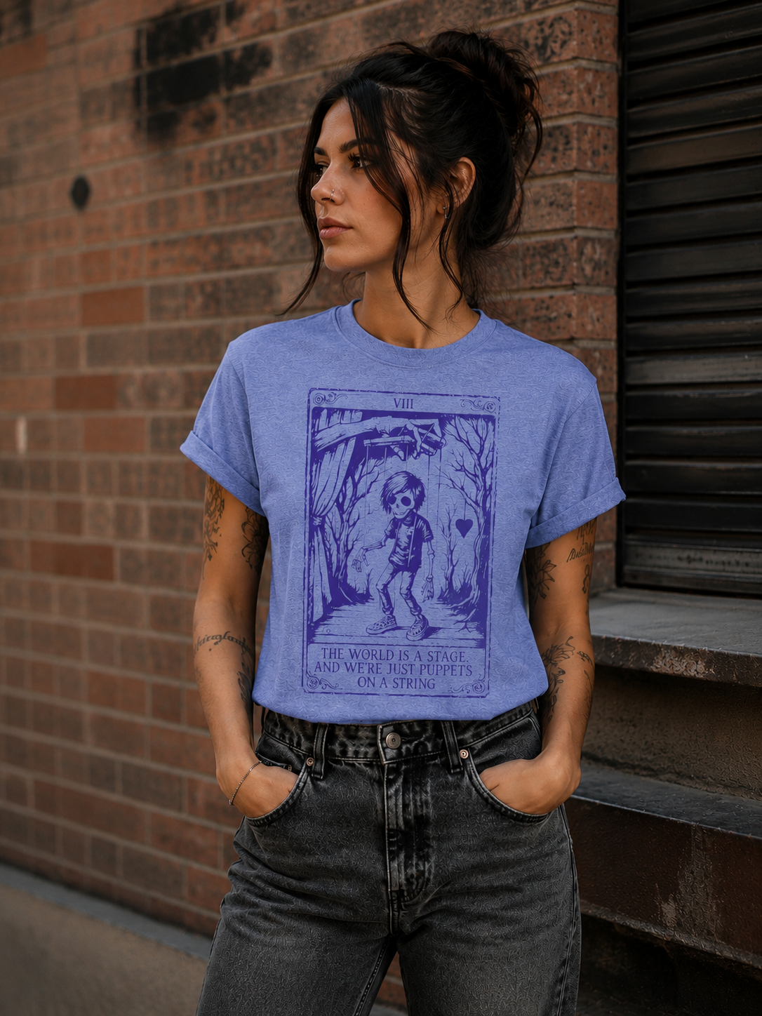 t-shirt view 7 — The world is a stage shirt