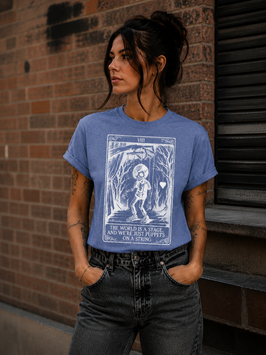t-shirt view 6 — The world is a stage shirt