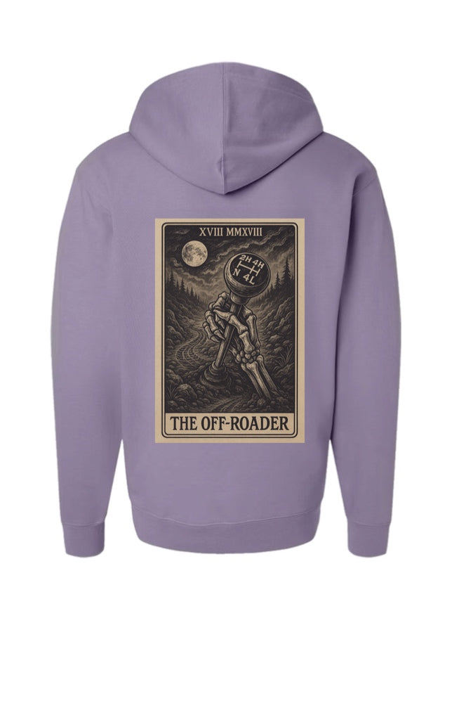 The Off-Roader tarot card hoodie