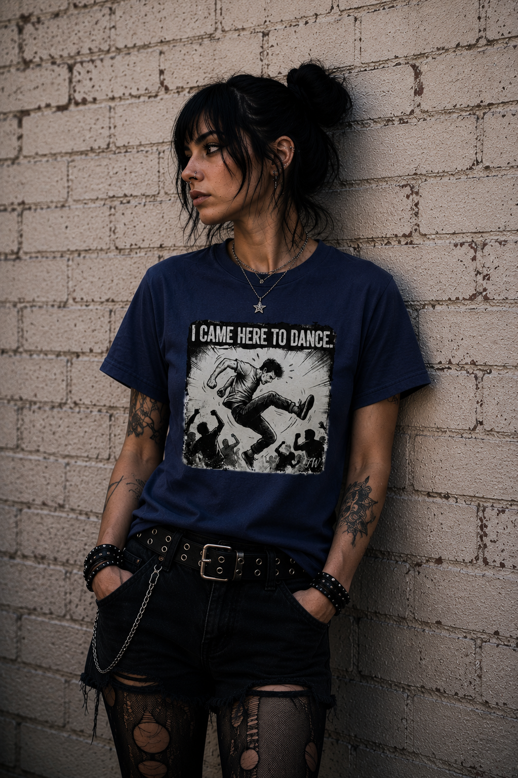 t-shirt view 4 — I came to dance unisex shirt