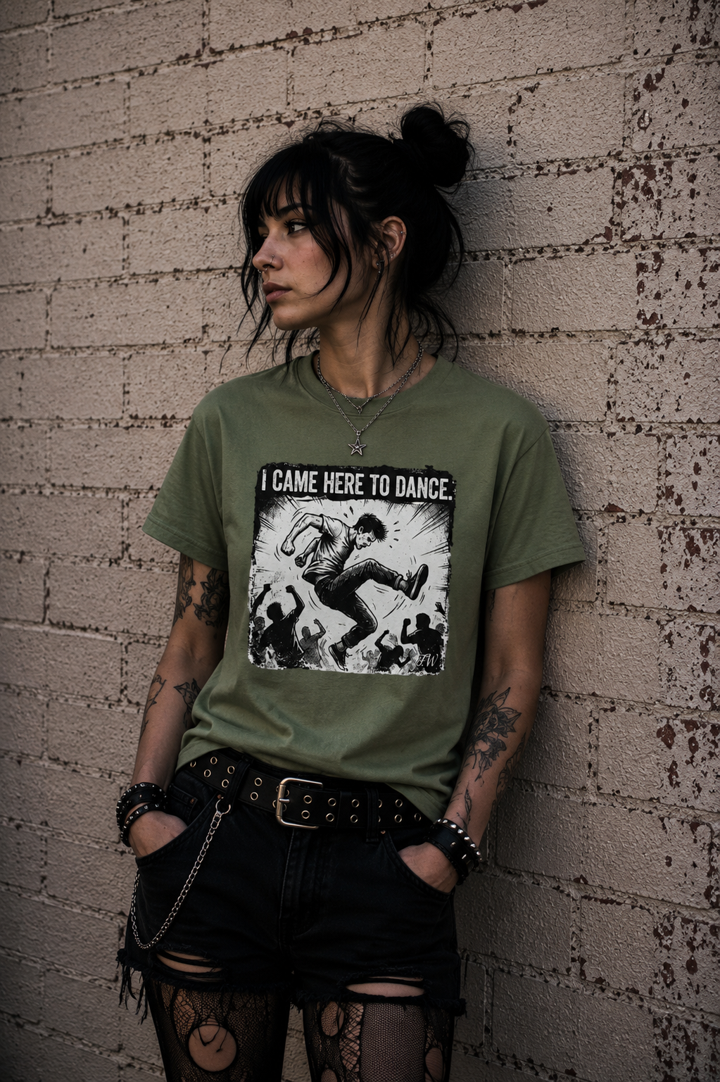 t-shirt view 5 — I came to dance unisex shirt