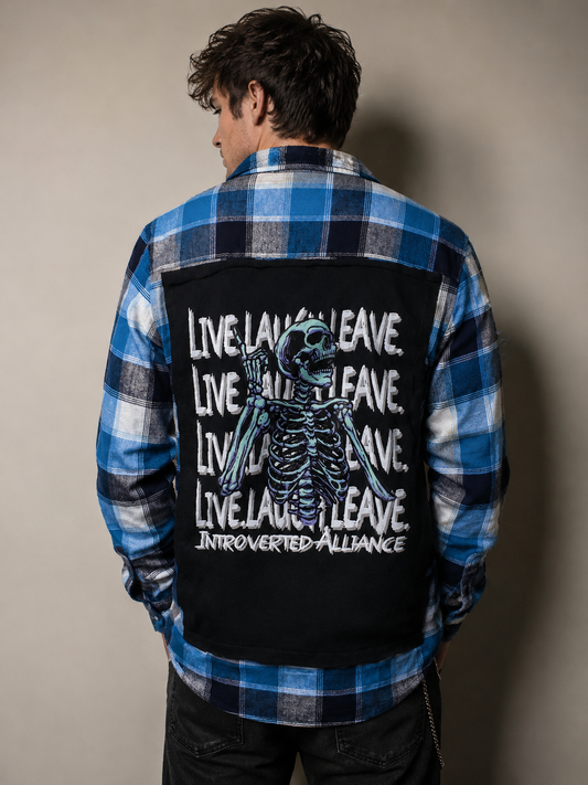 Live• Laugh• Leave flannel