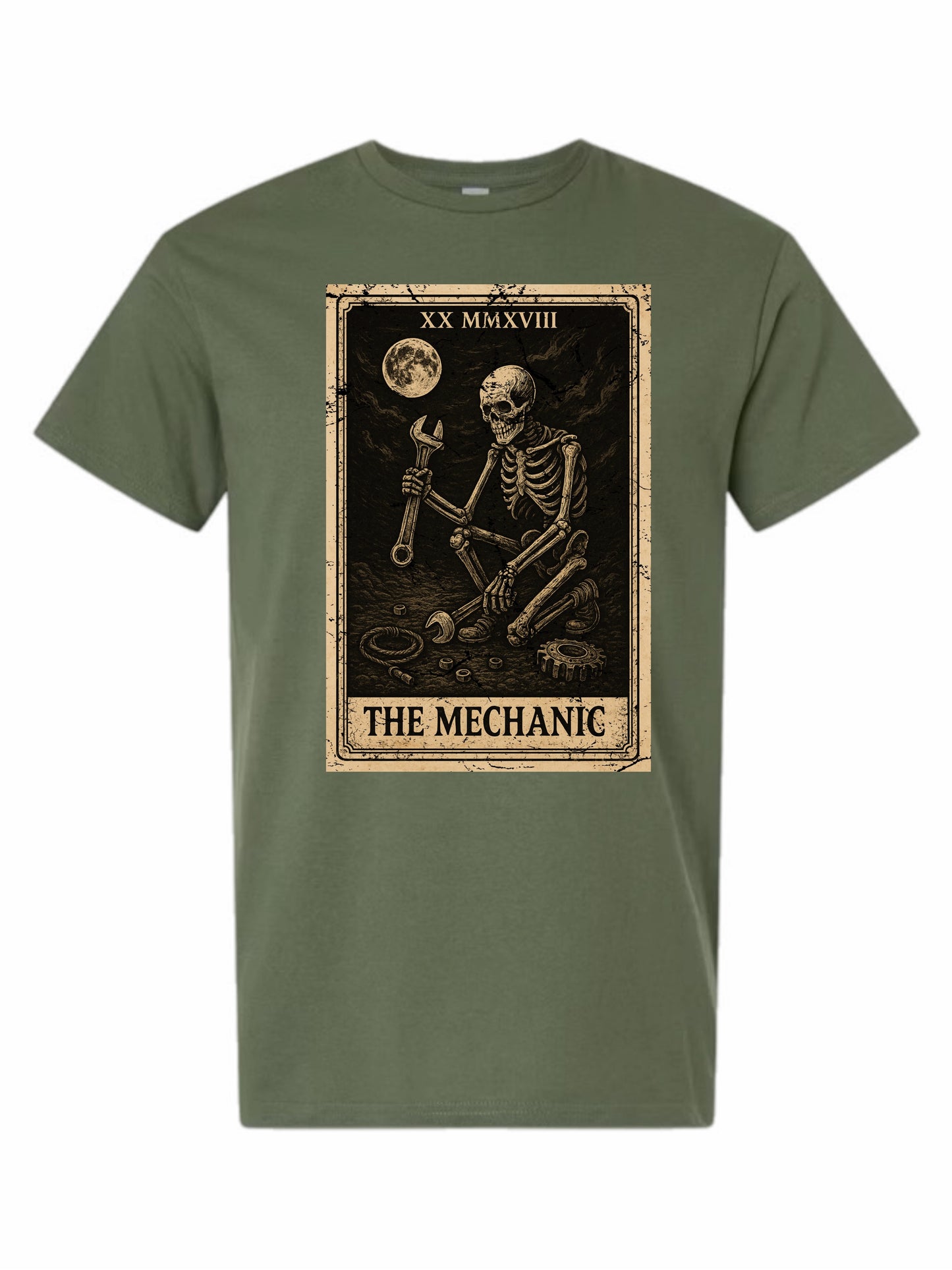The mechanic tarot card shirt