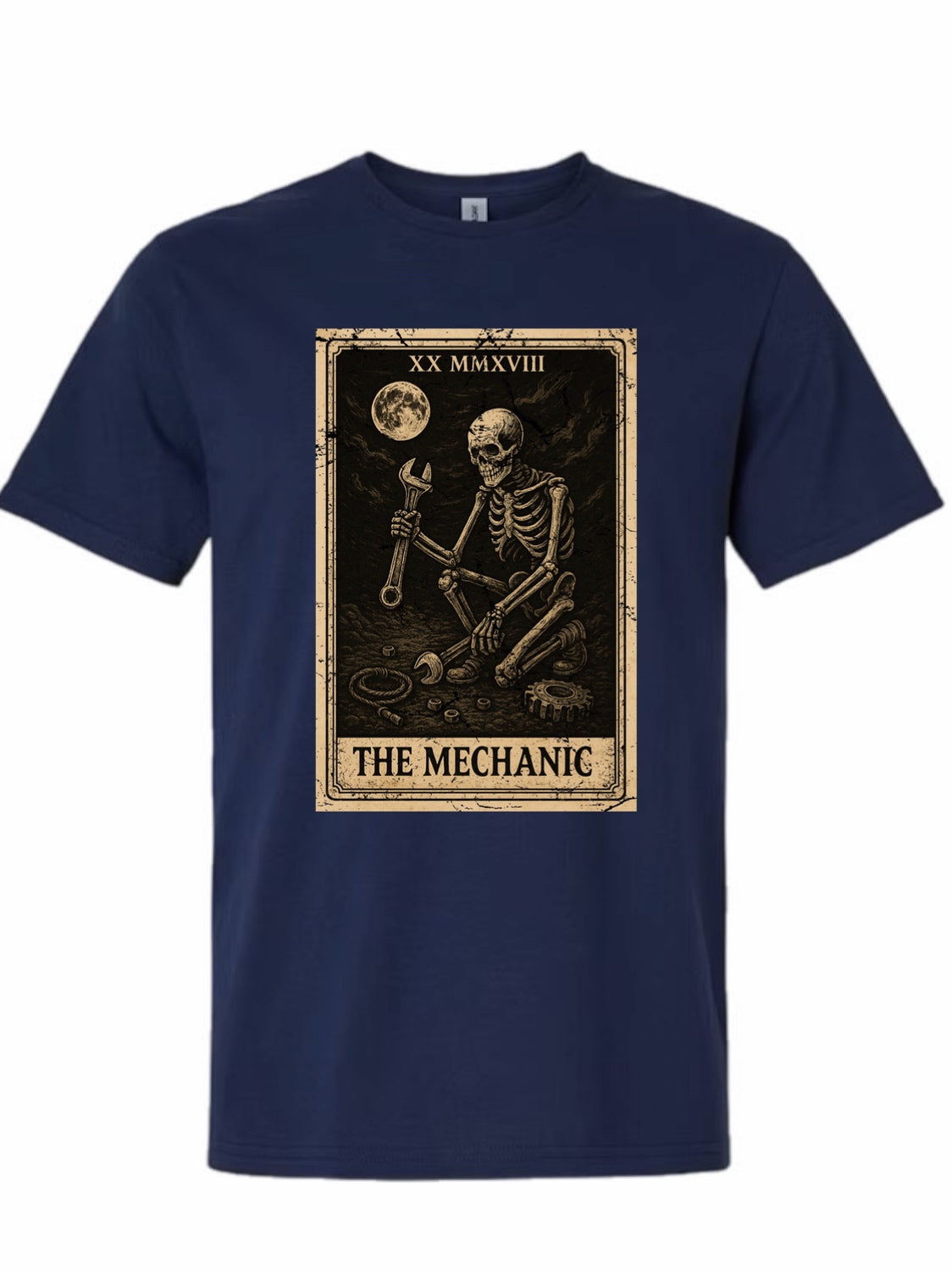The mechanic tarot card shirt