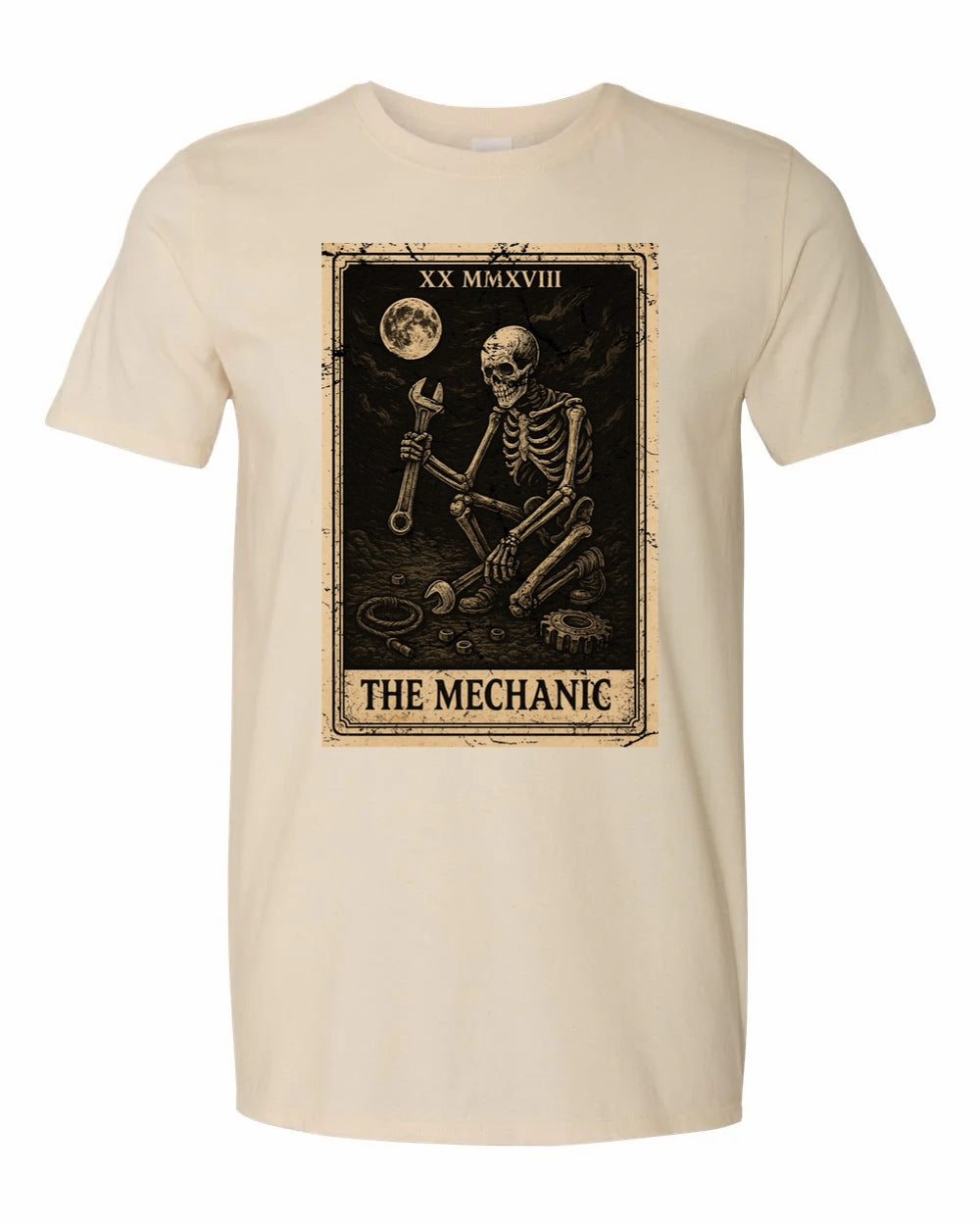 The mechanic tarot card shirt