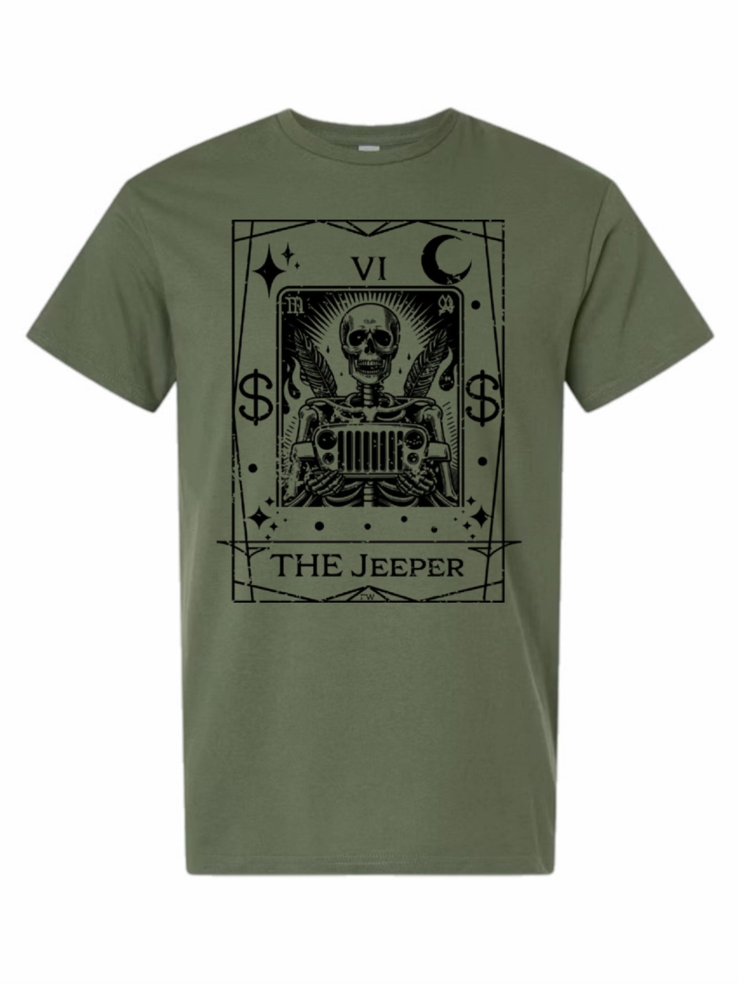 The Jeeper Tarot card shirt
