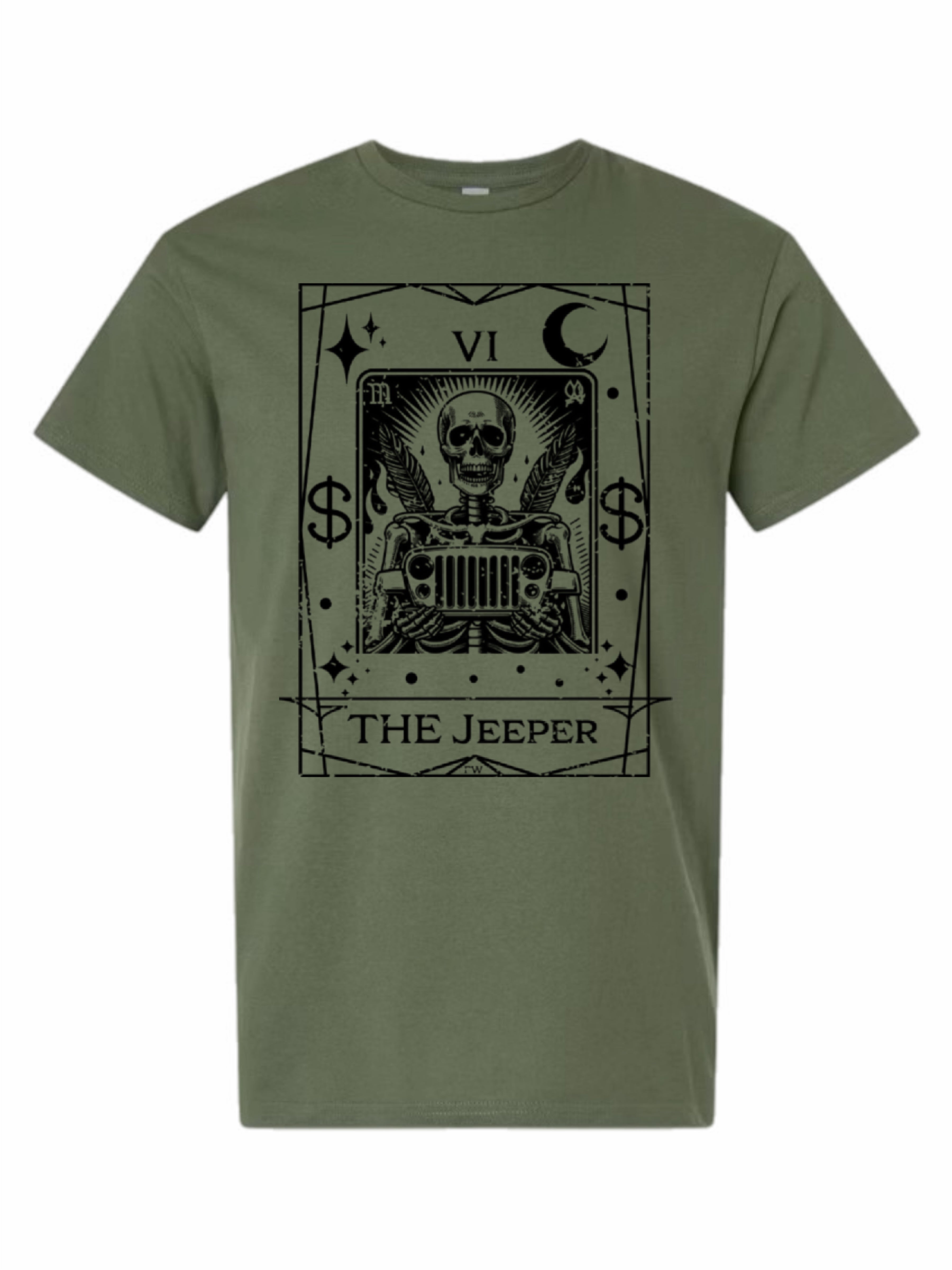 The Jeeper Tarot card shirt