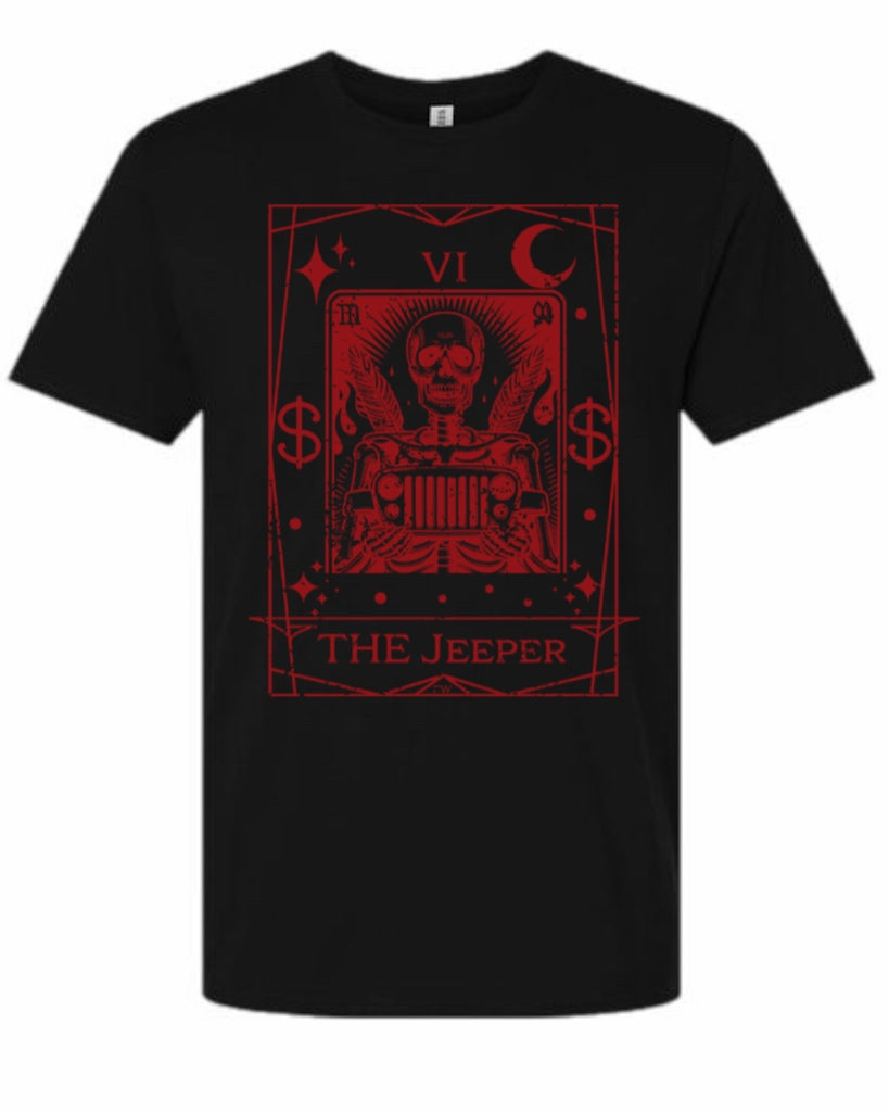 The Jeeper Tarot card shirt