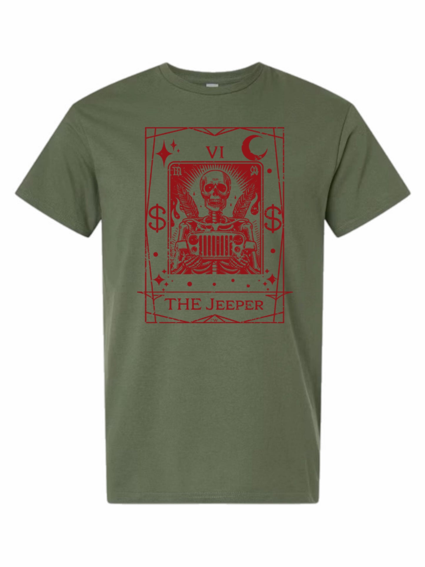 The Jeeper Tarot card shirt