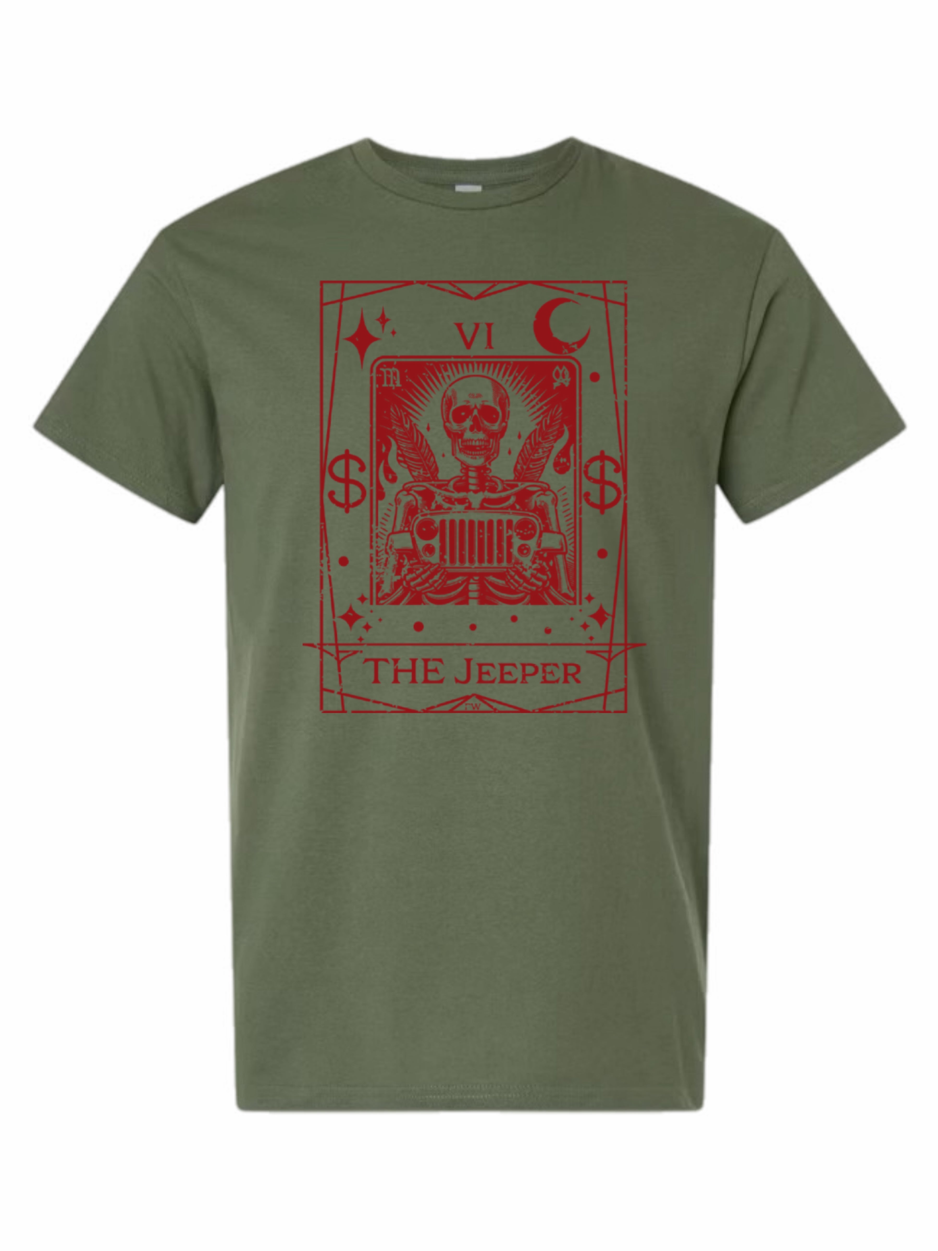 The Jeeper Tarot card shirt