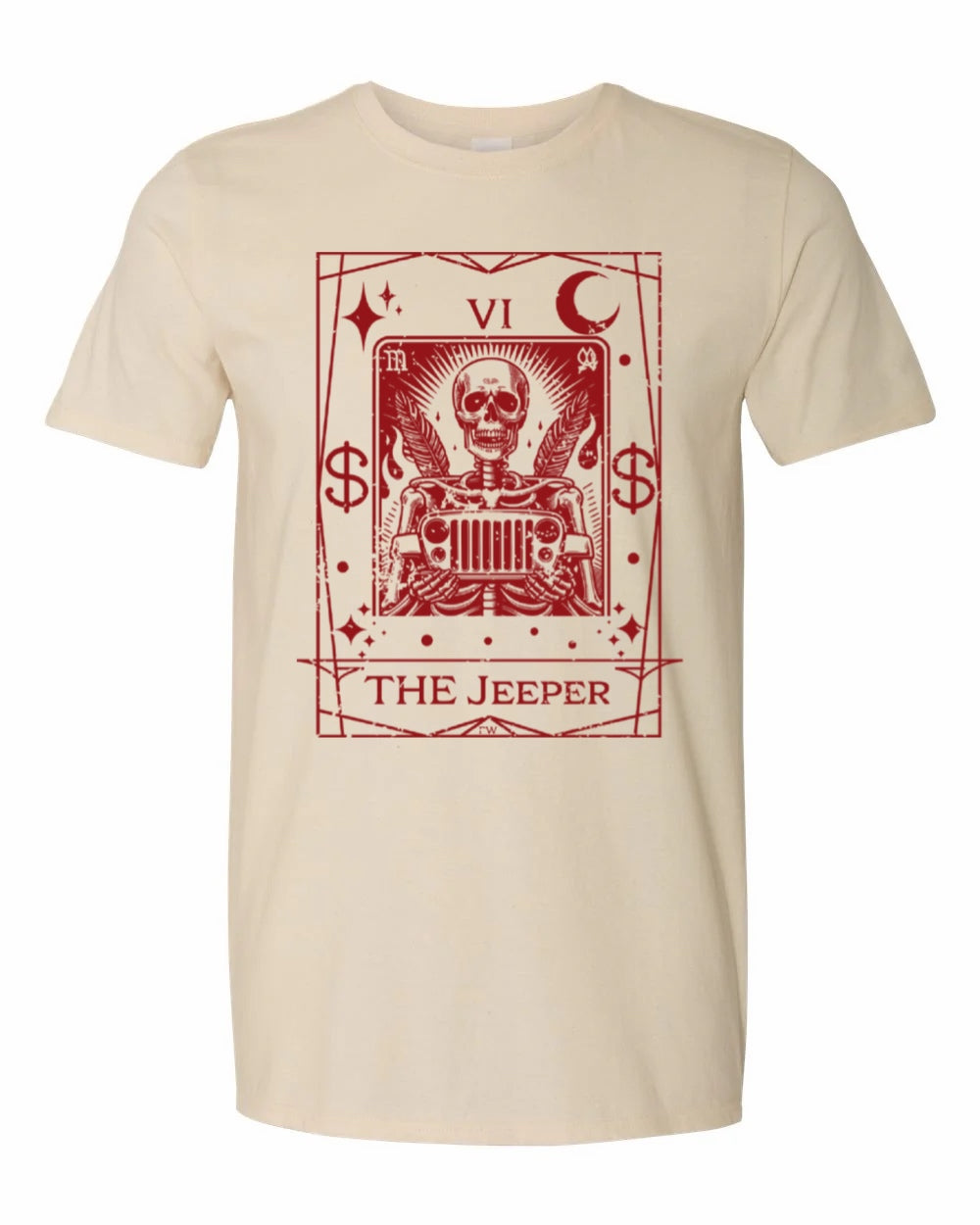 The Jeeper Tarot card shirt