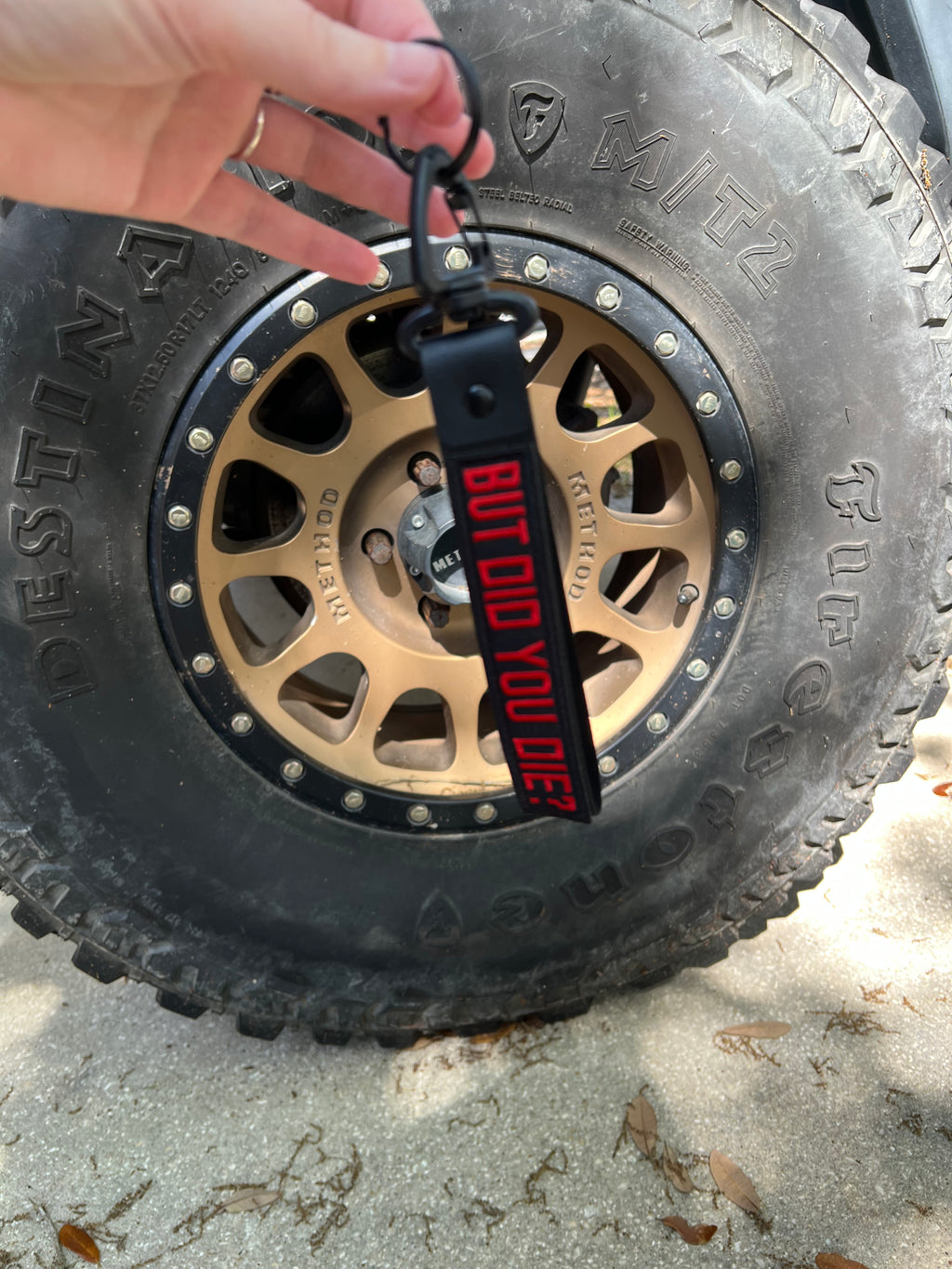 But did you die lanyard