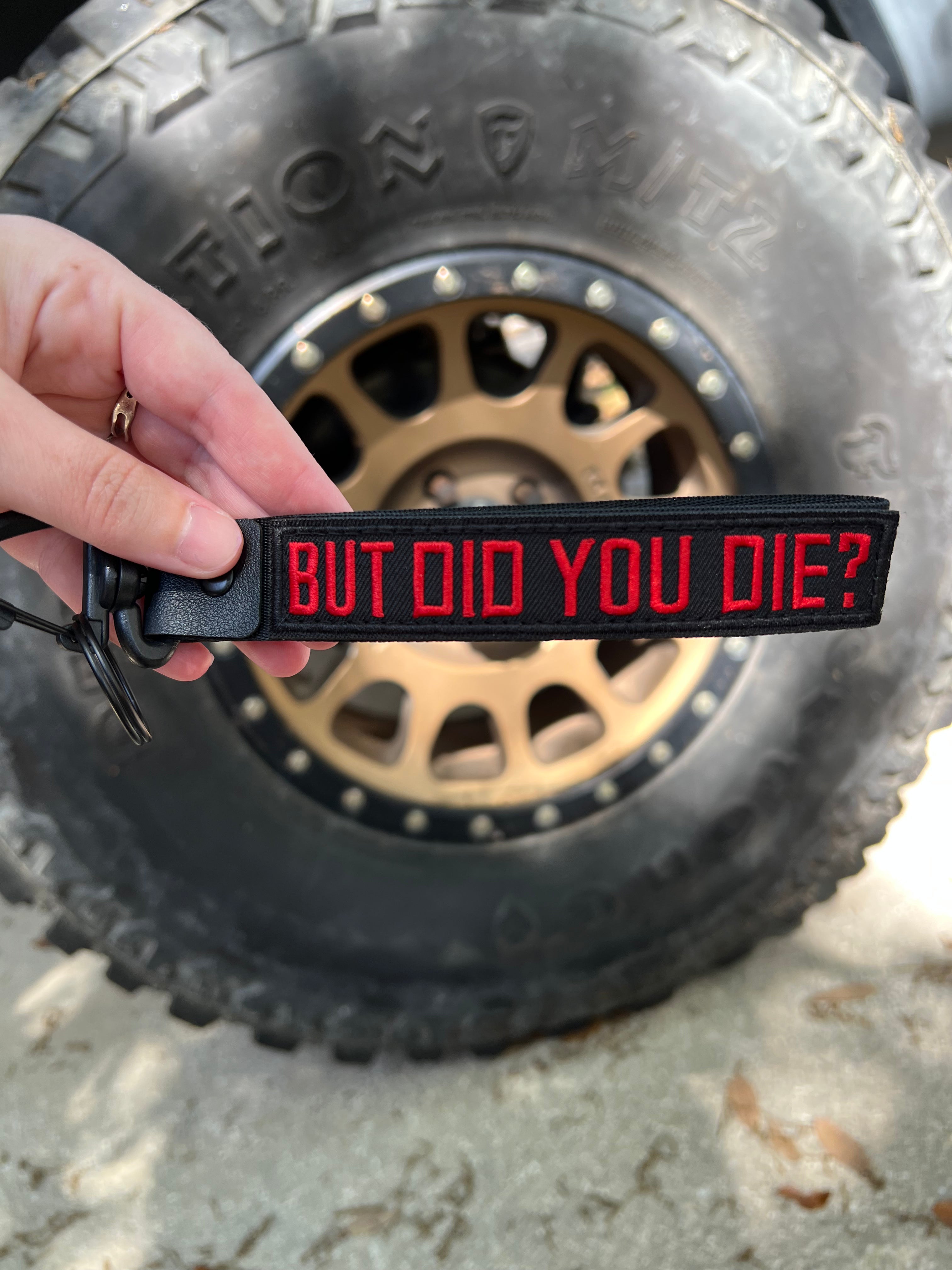 But did you die lanyard