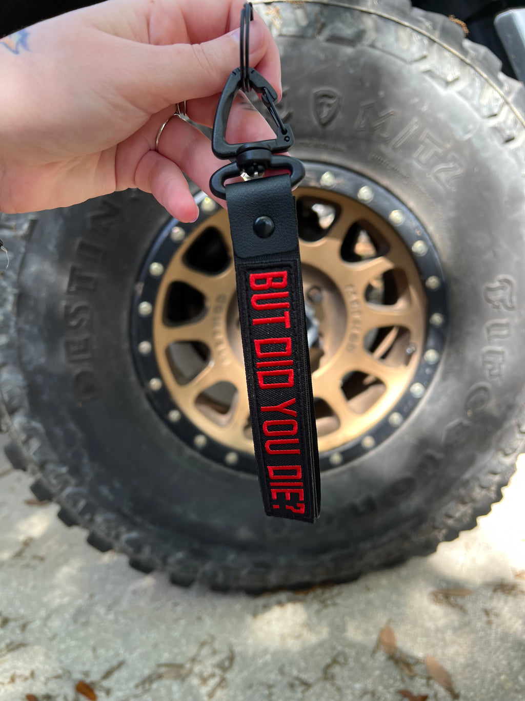 But did you die lanyard