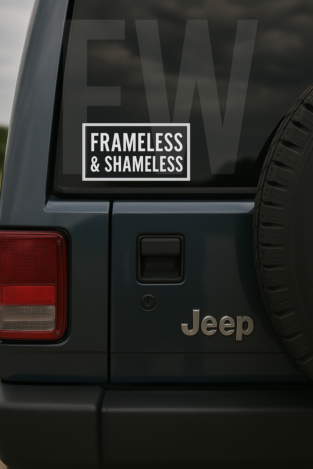 Frameless & Shameless Decal