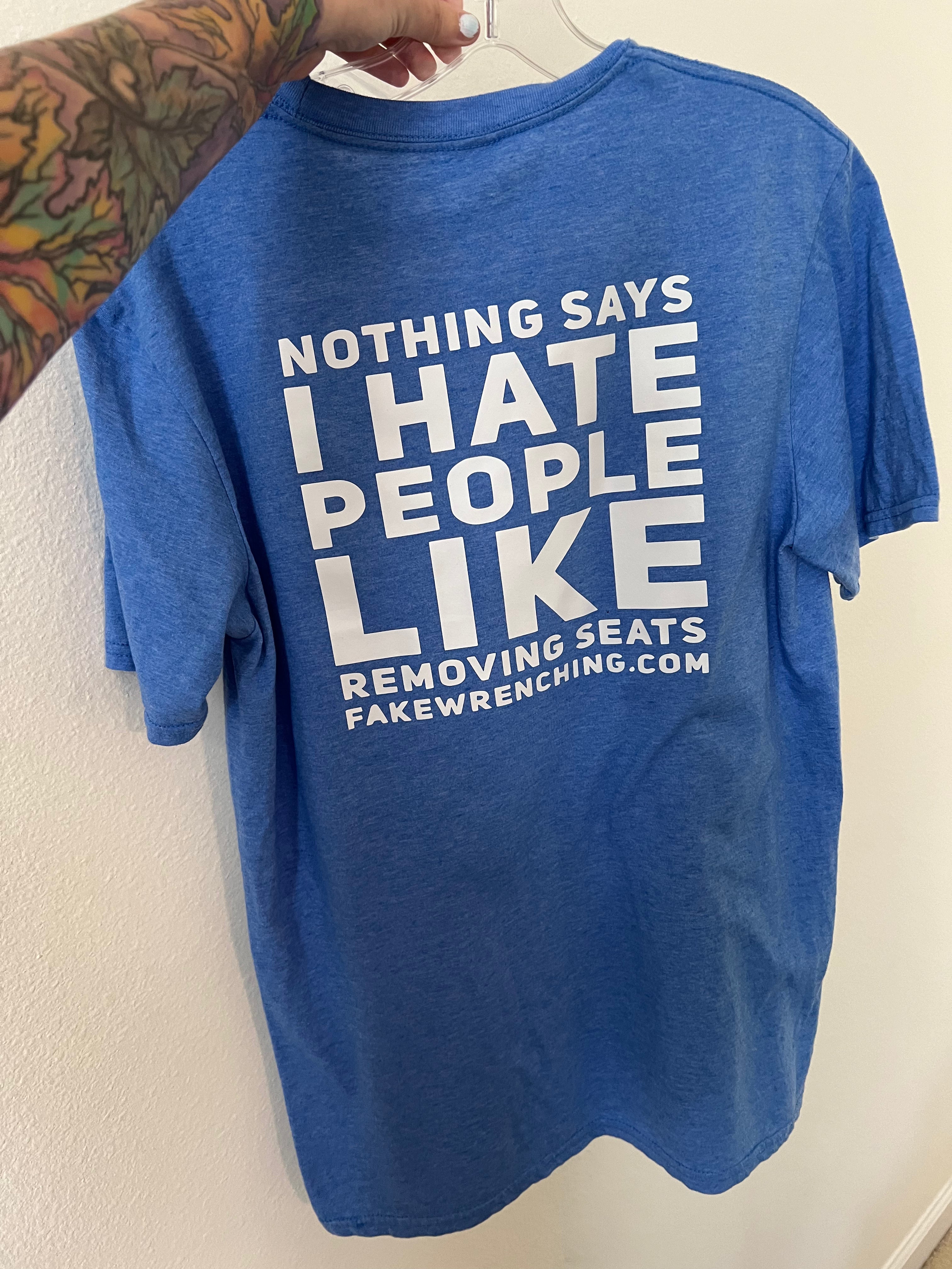 Removing seats shirt