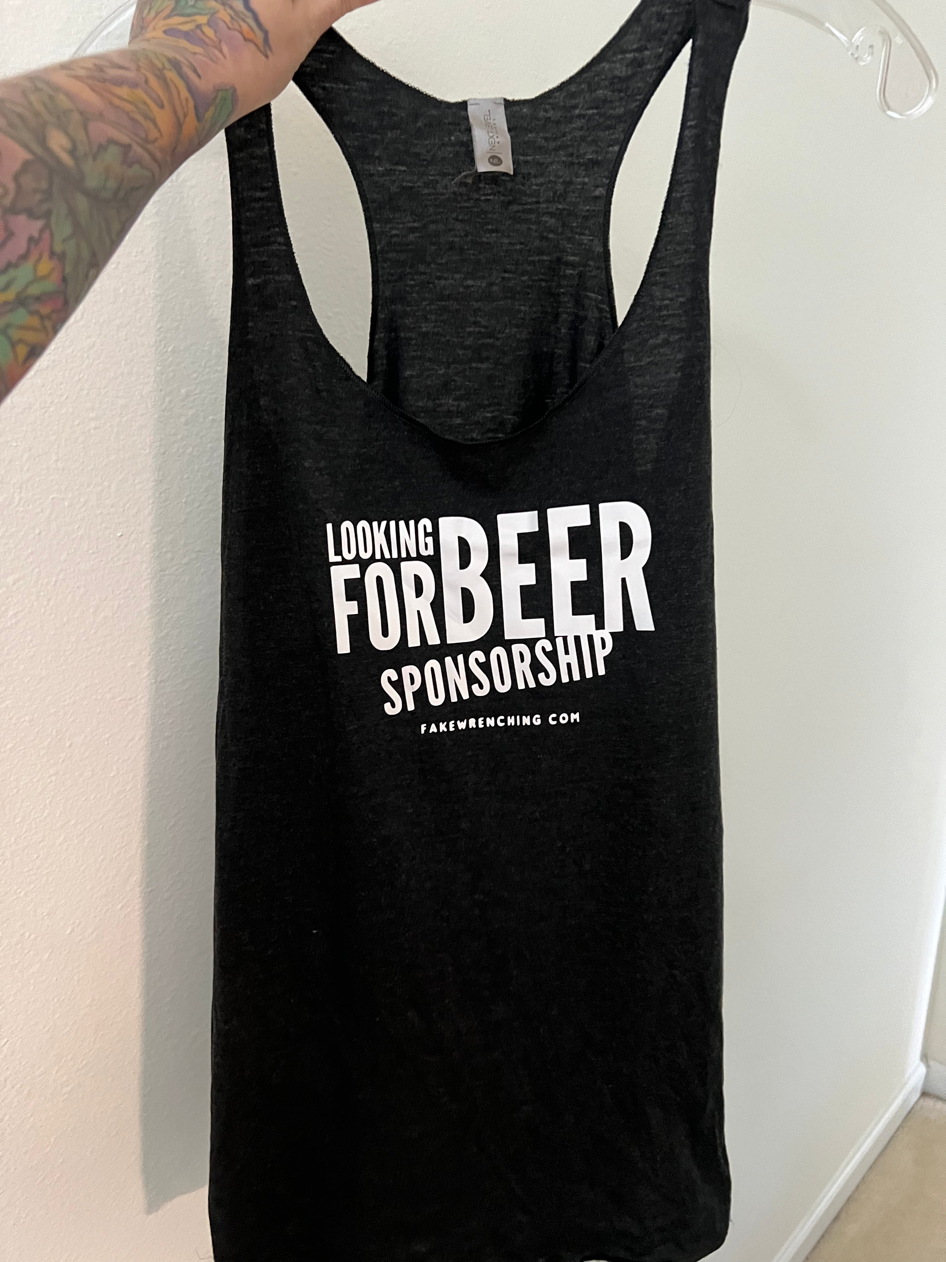 Beer sponsorship racerback
