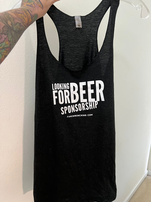 Beer sponsorship racerback
