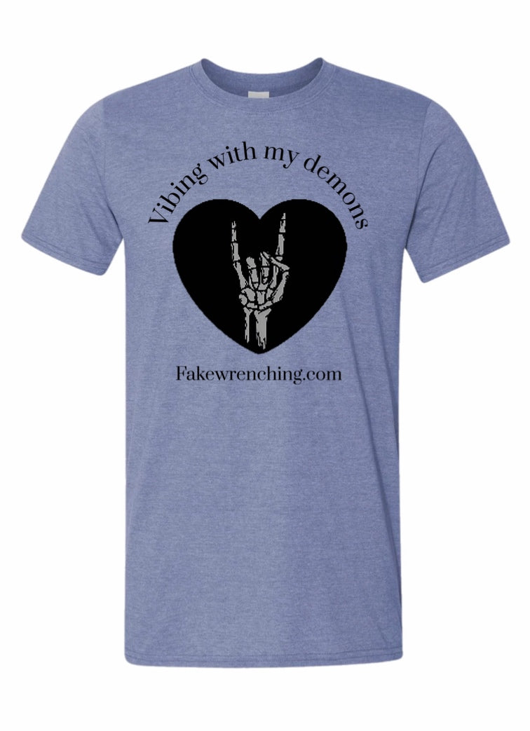 Vibing with my demons unisex shirt