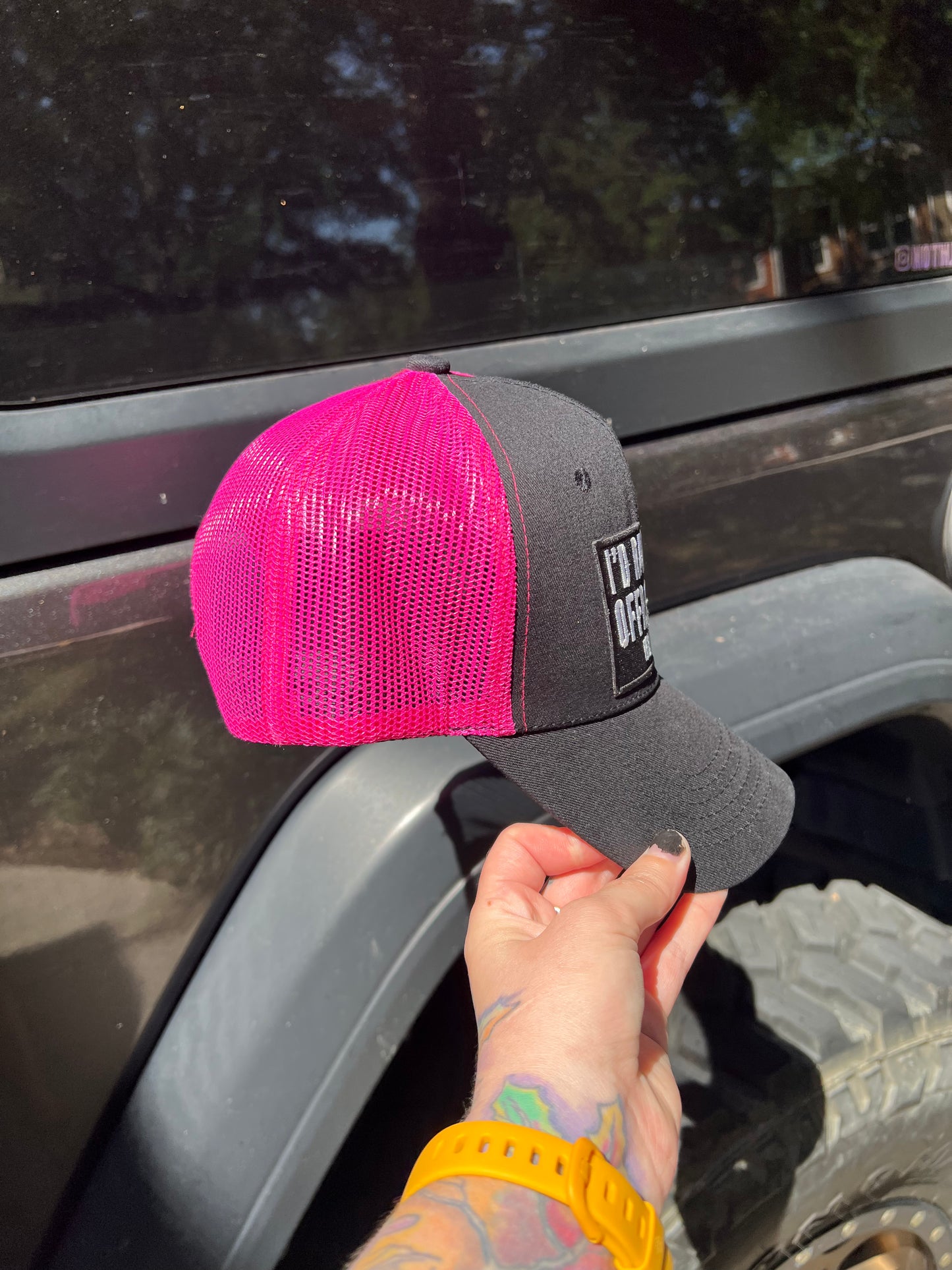 I’d rather be offroading snapback hat