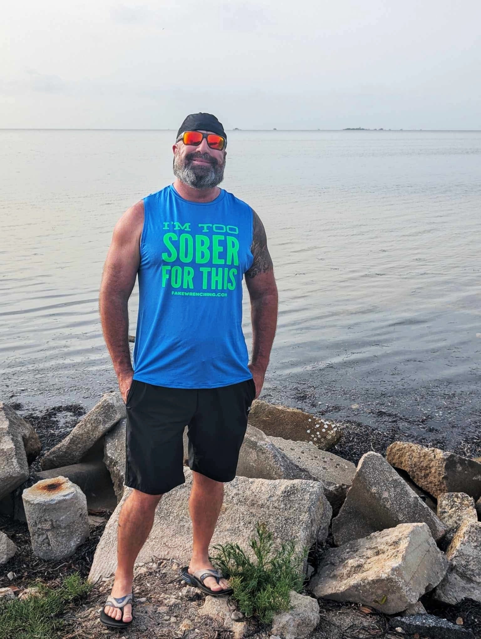 I’m too sober for this mens tank