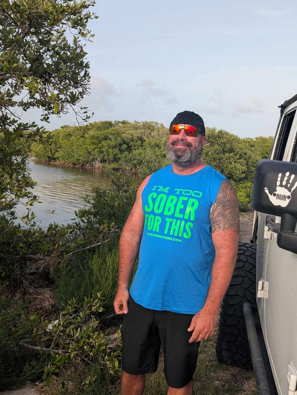 I’m too sober for this mens tank