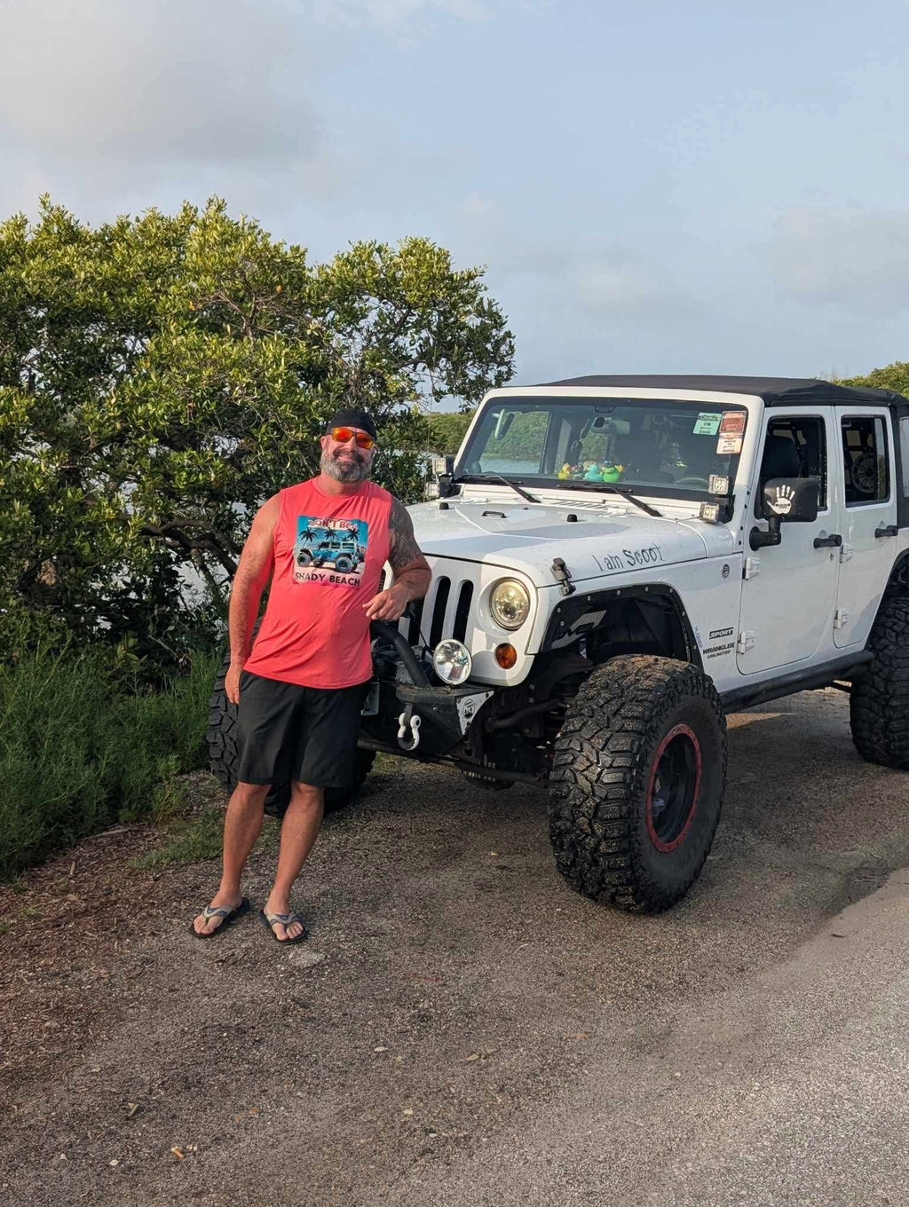 Don’t be a shady beach mens tank