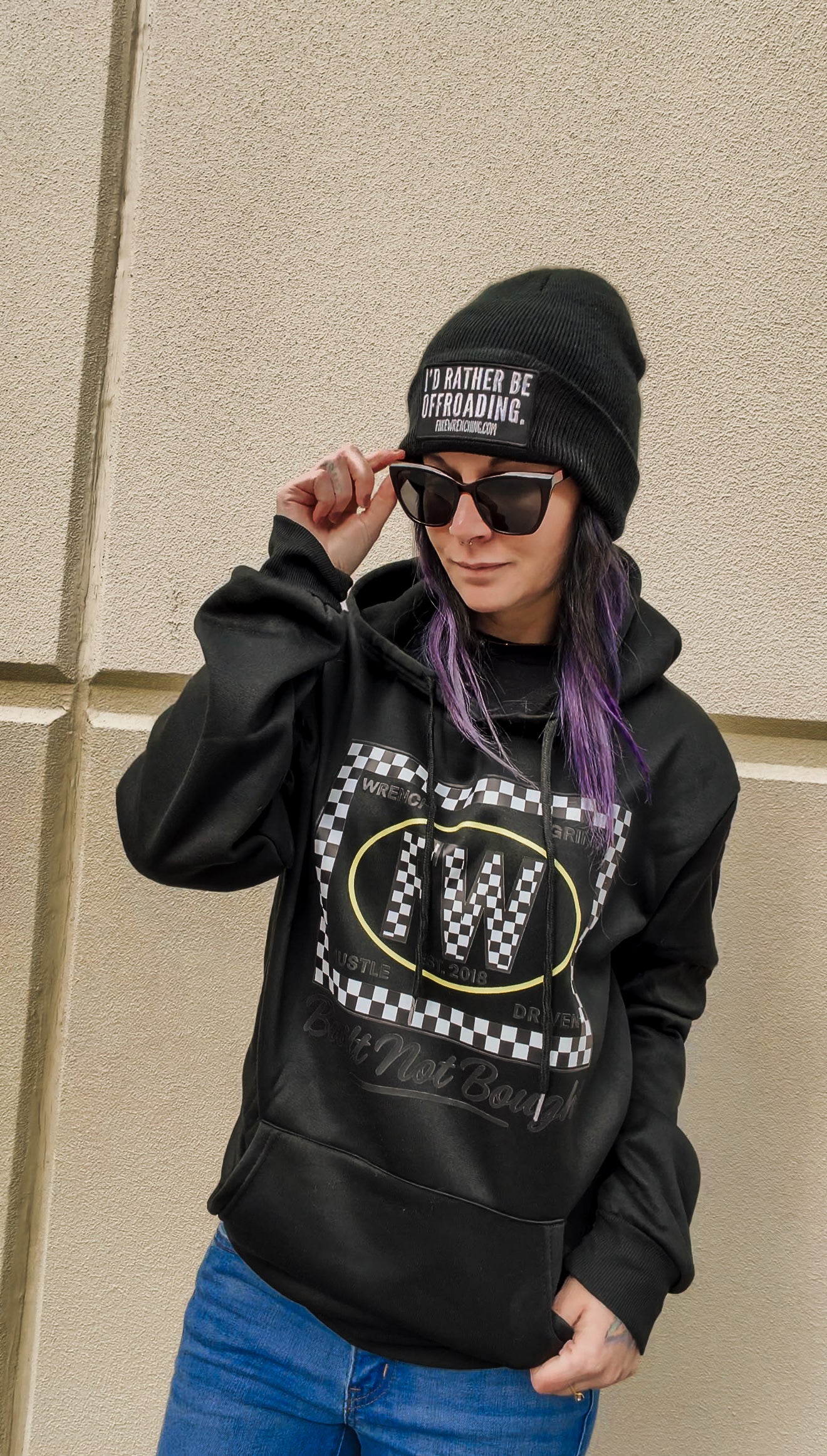 Checker Hoodie