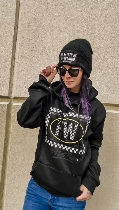 punk hoodie product shot — Checker Hoodie