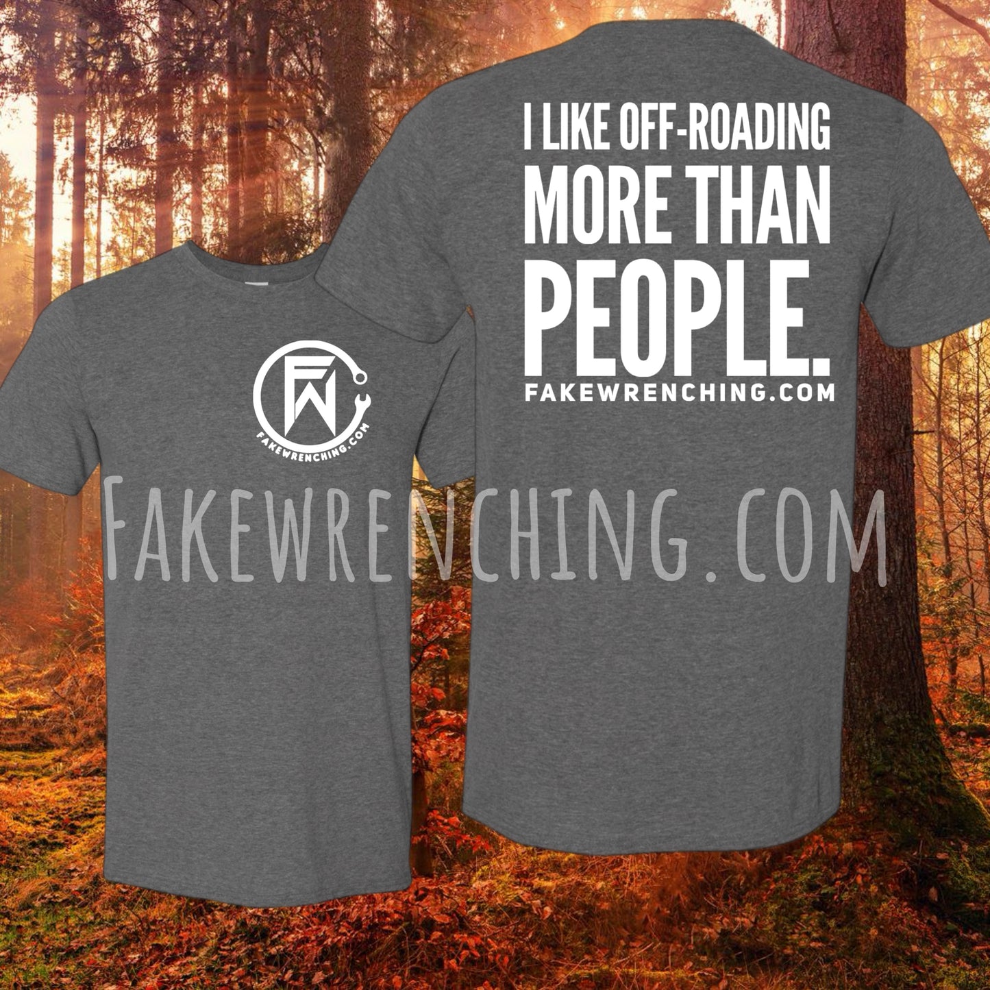 I like offroading more than people shirt