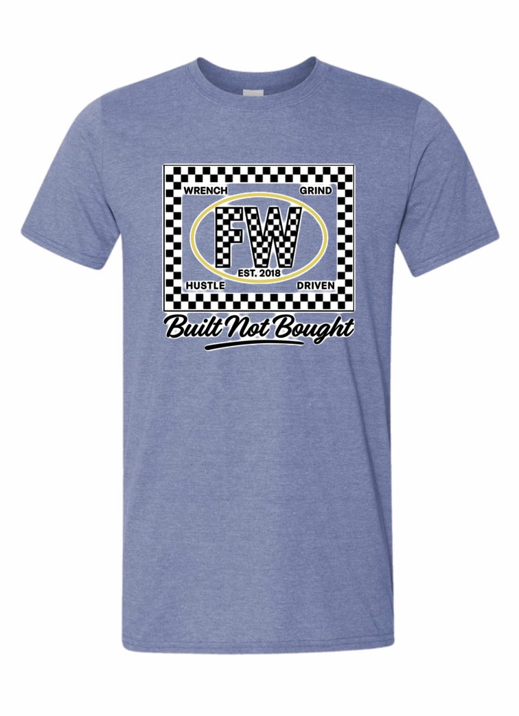 Built not bought checker shirt