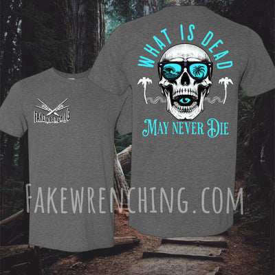graphic tee front — What is dead shirt