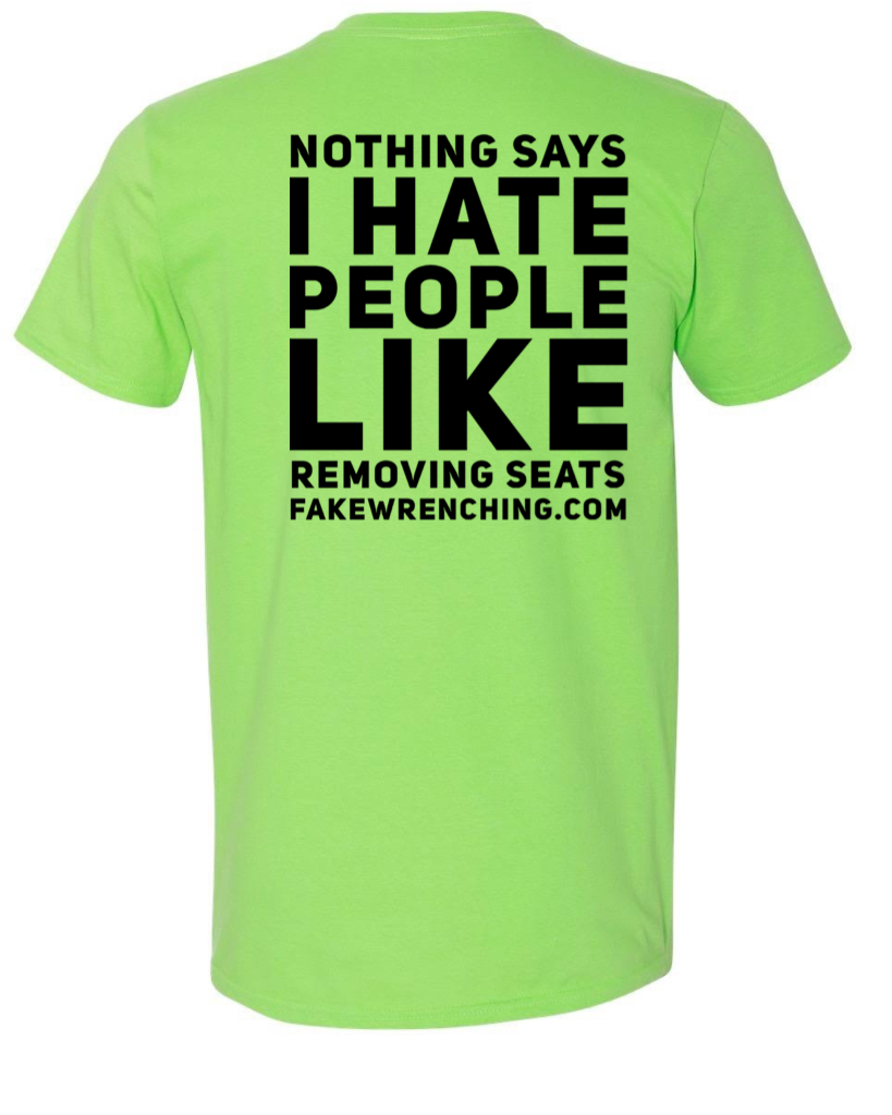 Removing seats unisex shirt