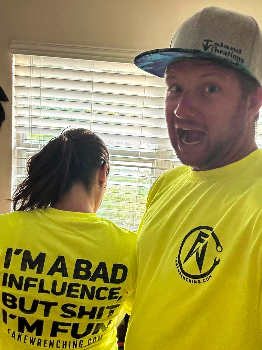 Neon yellow bad influence