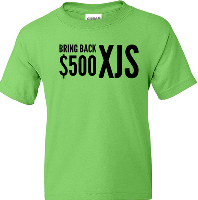 off-road apparel front — Bring back $500 Xjs