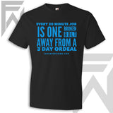 One Broken Bolt - Black Unisex T-Shirt