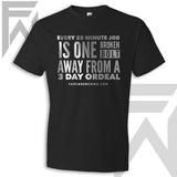 One Broken Bolt - Black Unisex T-Shirt