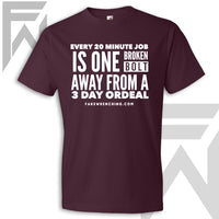 One Broken Bolt - Colored Unisex T-Shirt